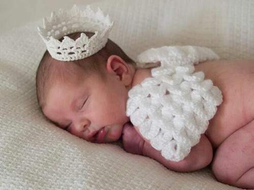 Imagem 6 de 10 de Newborns Menino E Meninas Conjuntos E Toucas - Art Crochê
