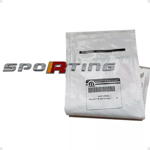 Sigla Emblema Sporting Fiat Bravo Punto Palio Idea Original