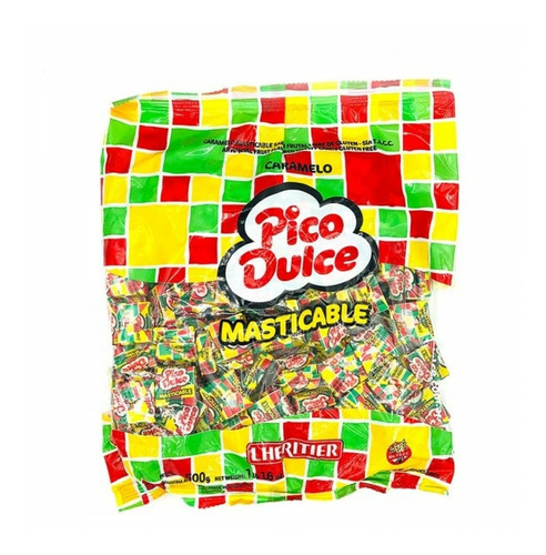 Caramelos Masticables Pico Dulce 500 Grs 165 Unid Sin Tacc