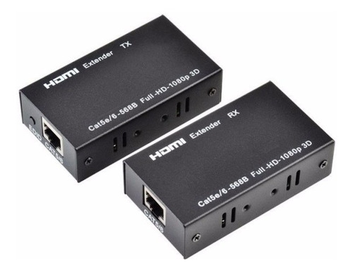 Extender Hdmi 60m Extensor Hdmi 60m Cat6 Hdmi 1080p 3d