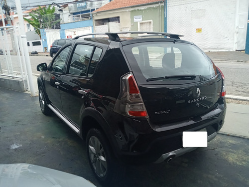 Imagem 7 de 12 de Sandero Stepway 1.6 Aut. Bco Couro