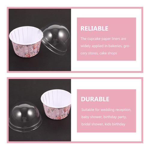 Vasos De Papel Para Hornear, Moldes Para Magdalenas, 100 Uni