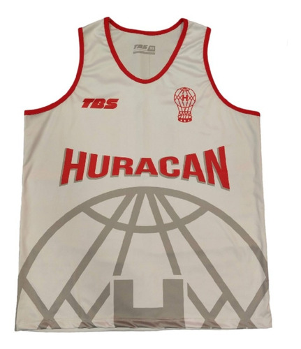 Imagen 3 de 4 de Musculosa Globo Huracán Tbs Blanca