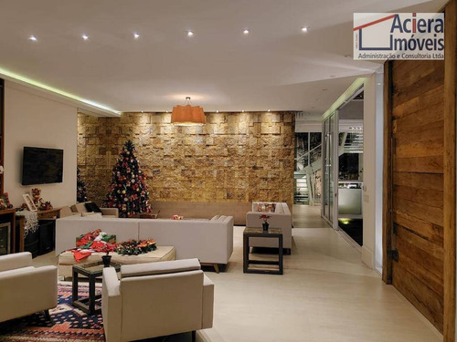 Imagem 7 de 30 de Belíssima Casa Com Projeto Sofisticado - Residencial Villa Solaia - Barueri/sp - Ca2570