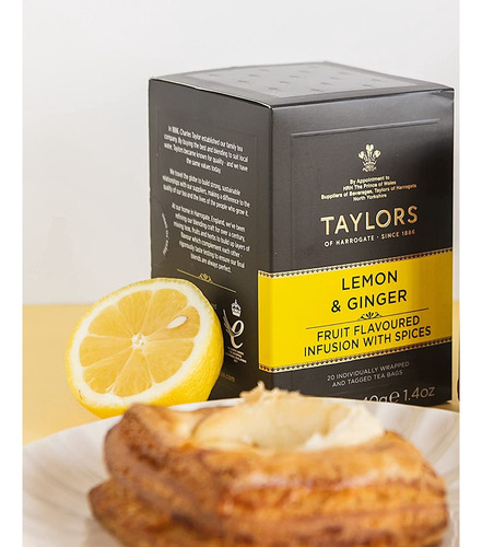Te Taylors Of Harrogate Limón Jengibre Lemon Ginger Infusión