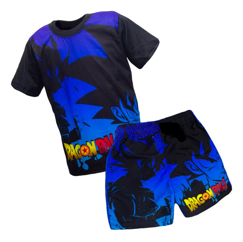 Conjunto De Goku Franela Y Short 