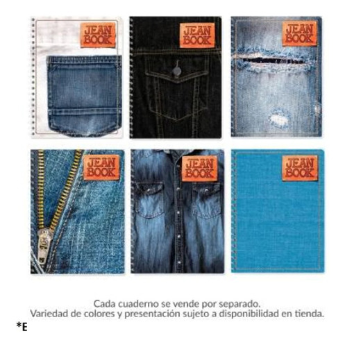 Cuaderno Jean Book Doble Espiral 200 Hj Cuadricula  A Elegir