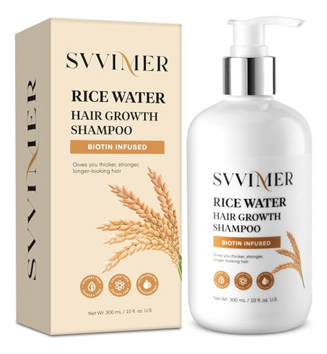 Shampoo Para El Crecimiento Del Cabello Svvimer 300ml