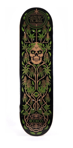Imagen 1 de 2 de Tabla De Skate Woodoo Sandro Moral Pack 777