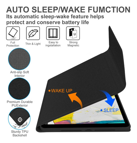 Funda Teclado Samsung Galaxy Tab S6 Lite 10.4 Pulgadas 2020 Color