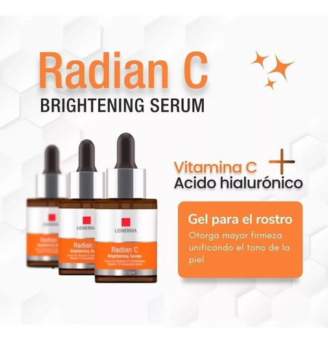 Nicotinamida + Radian C Serum Vit. C + Salicílico Lidherma