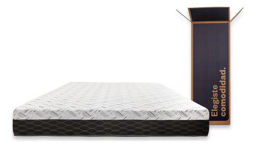Colchón En Caja Sueño Dorado Box Plus King 180x200 Espuma