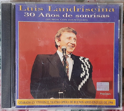 Luis Landriscina - 30 Años De Sonrisas - Cd Phillips 1994 