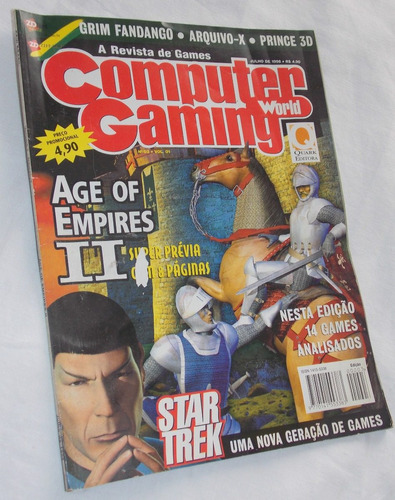Imagem 1 de 1 de Revista Computer & Games World Julho 1998 Nº 3 