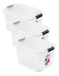 Comprar 3 Pçs Caixa Organizadora 29l Sanremo Grande 48x33x27cm no Mercado Livre
