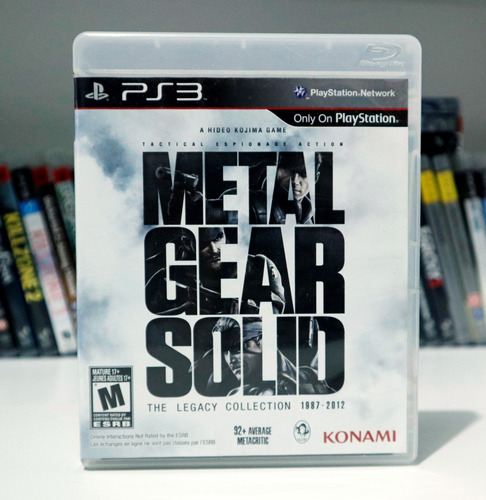 Jogo Original Metal Gear Legacy Collection Ps3 