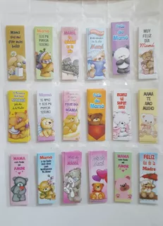 Mini Señaladores Dia De La Madre Candy Tarjetas X180 Regalos