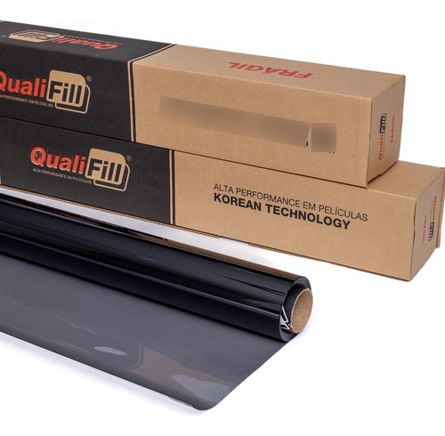Qualifill Película Insulfilm Profissional Nano Carbon 1,00 X 5,00mts Cor G 20