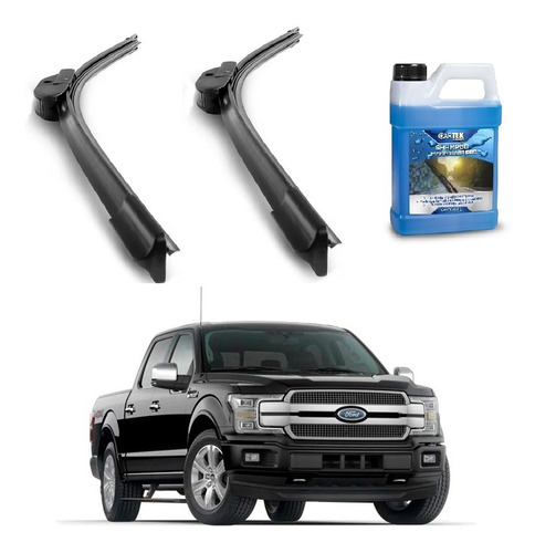 Kit Plumas Curvos Limpiaparabrisas Ford Lobo 2009-2020