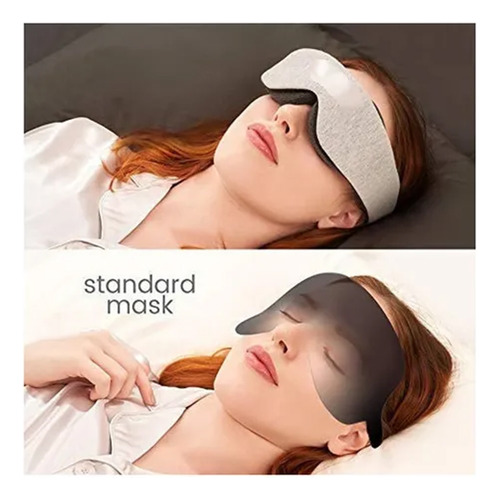 Máscara Para Dormir, 100% Máscara Para Ojos Con Bloqueo.