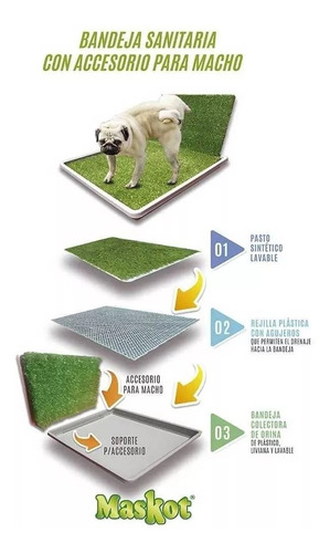 Bandeja Sanitaria C/acc Perros Cachorros Mascotas 40% Off!!