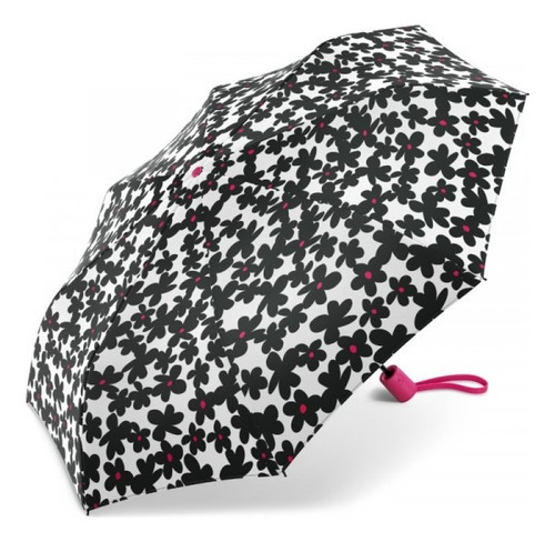 Guarda Chuva Benetton United Colors Mini Automático Cor Floral rosa