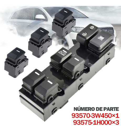 Control Maestro Vidrios Para Kia Sportage 2011-2016