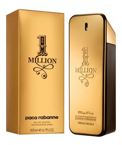 Imagem 1 de 5 de Perfume Paco Rabanne 1 Million 200ml Original Lacrado