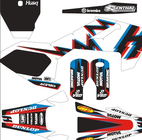 Kit De Graficos Husqvarna 85, Calcomanias