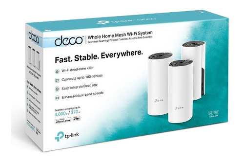 Deco M4 3-pack Sistema Wifi Mesh Para Todo El Hogar Ac1200