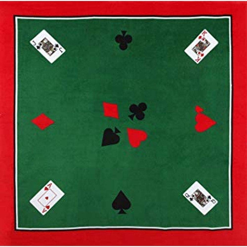 Imagem 1 de 5 de Toalha Mesa Quadrada Joker Poker Truco Cartas Baralho Dohler