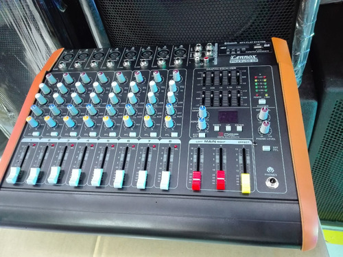 Mescladora Amplificador De 8 Mescladora Usb Bluetooth Efect
