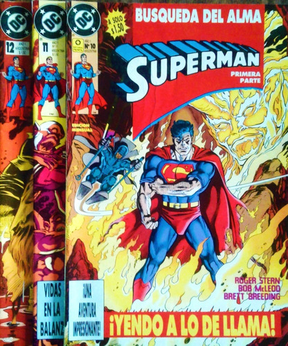 Superman Revistas Lote X 3 Busqueda Del Alma (1992)