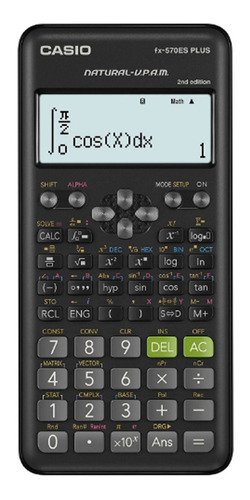 Calculadora Científica Casio Fx570es Plus 2da Gen. Negro