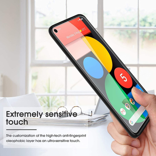 Omoton 3 Pack Protector De Pantalla Para Google Pixel 5 -