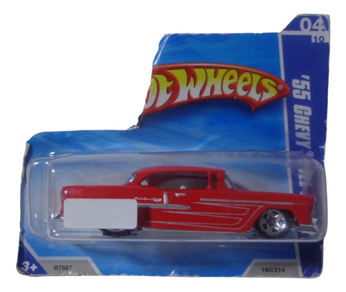 55 Chevy Bel Air 4/10 Hot Wheels Tarjeta Cortada