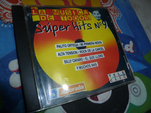 La Musica De Todos - Super Hits Nro 9 Cd - Tele Clio - 856 -