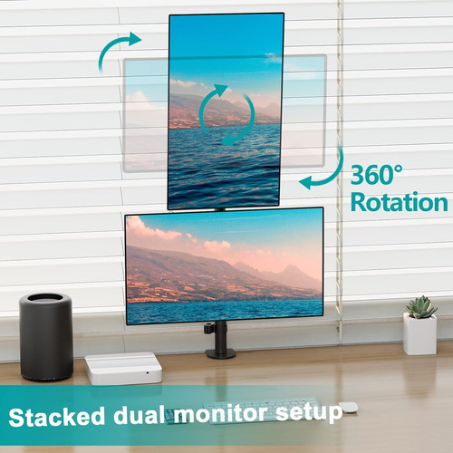 Soporte Vertical Para Monitor Doble, Soporte De Monitor Apil