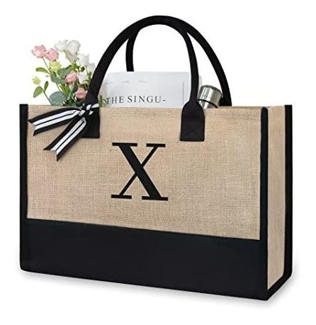 Topdesign Jute/canvas Tote Bag, Personalizado Present Vz24f