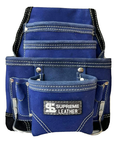 Supreme Leather Bolsa Herramienta Gamuza Cuero 10 Bolsillo