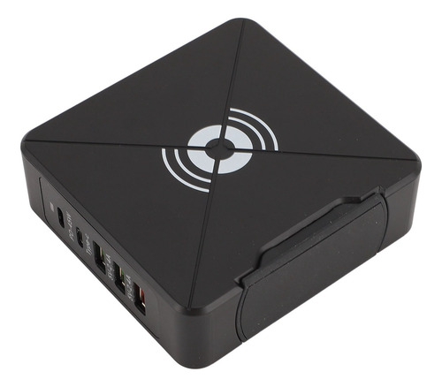 5 Puertos Usb C Block Pd75w Qc3.0 De Carga Rápida Inalámbric