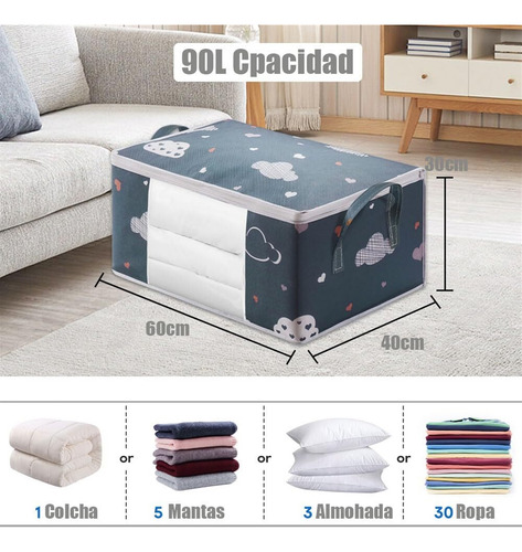 Juego De 6 Piezas Bolsas De Almacenamiento De Ropa Plegable