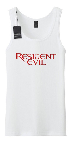 Musculosa Hombre Resident Evil Dibujo Art Logo - Vjre5