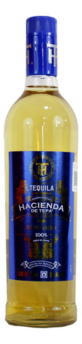 Pack De 4 Tequila Hacienda De Tepa Reposado 750 Ml + Vaso Te