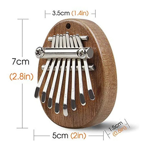  Cute Kalimba Marimba Piano De Pulgar Portátil Para 