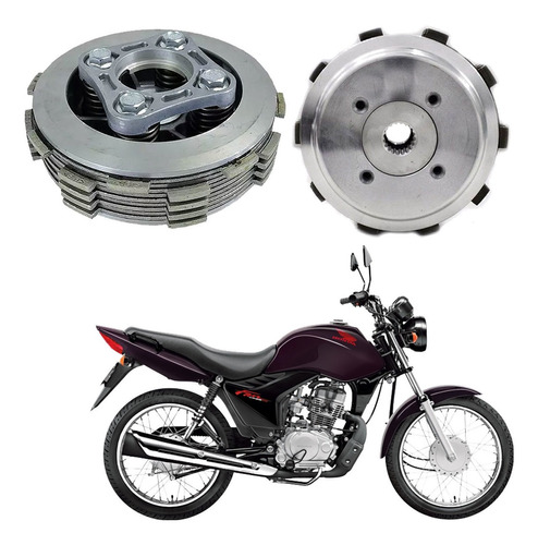 Kit Embreagem Honda Fan 125 2009 2010 2011 2012 2013 A 2018