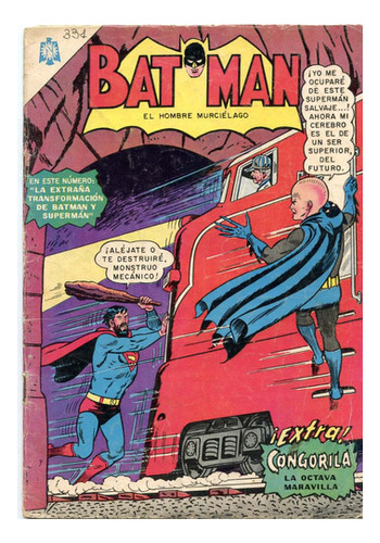 Batman Y Superman Nº331 ( Julio 1966)  Editorial Novaro