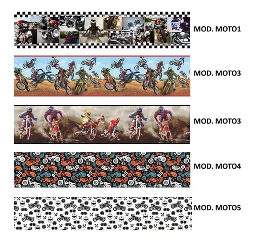 10m Cenefas Decorativas Adhesivas Motocicletas Motos 10 Cm