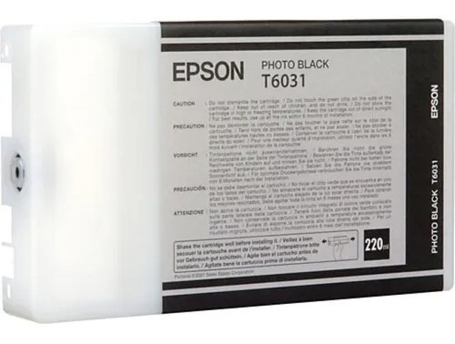 Cartucho De Tinta Epson T603100 220ml Negro Fotográfico /vc