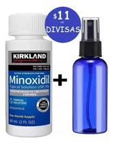 Comprar Frasco Minoxidil Kirkland  +  Frasco Spray Barba Cabello